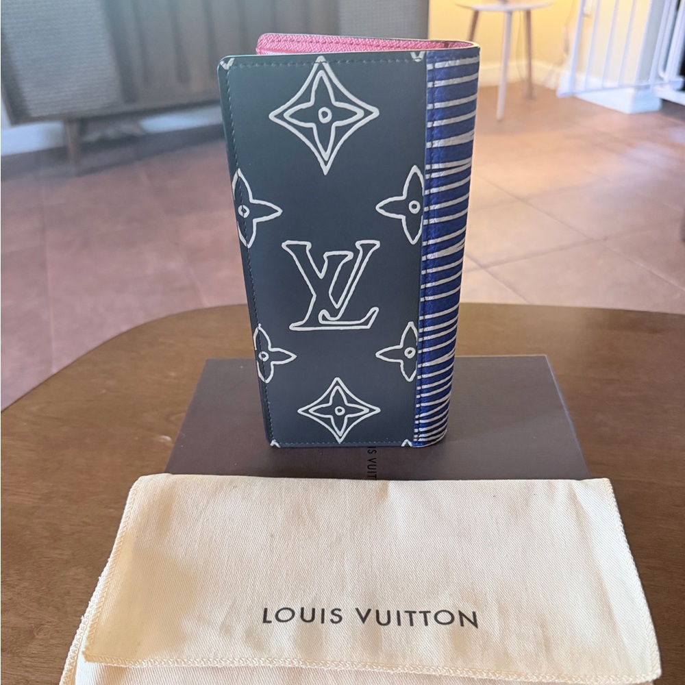 Louis Vuitton Monogram Patchwork Portefeuille Bra… - image 4